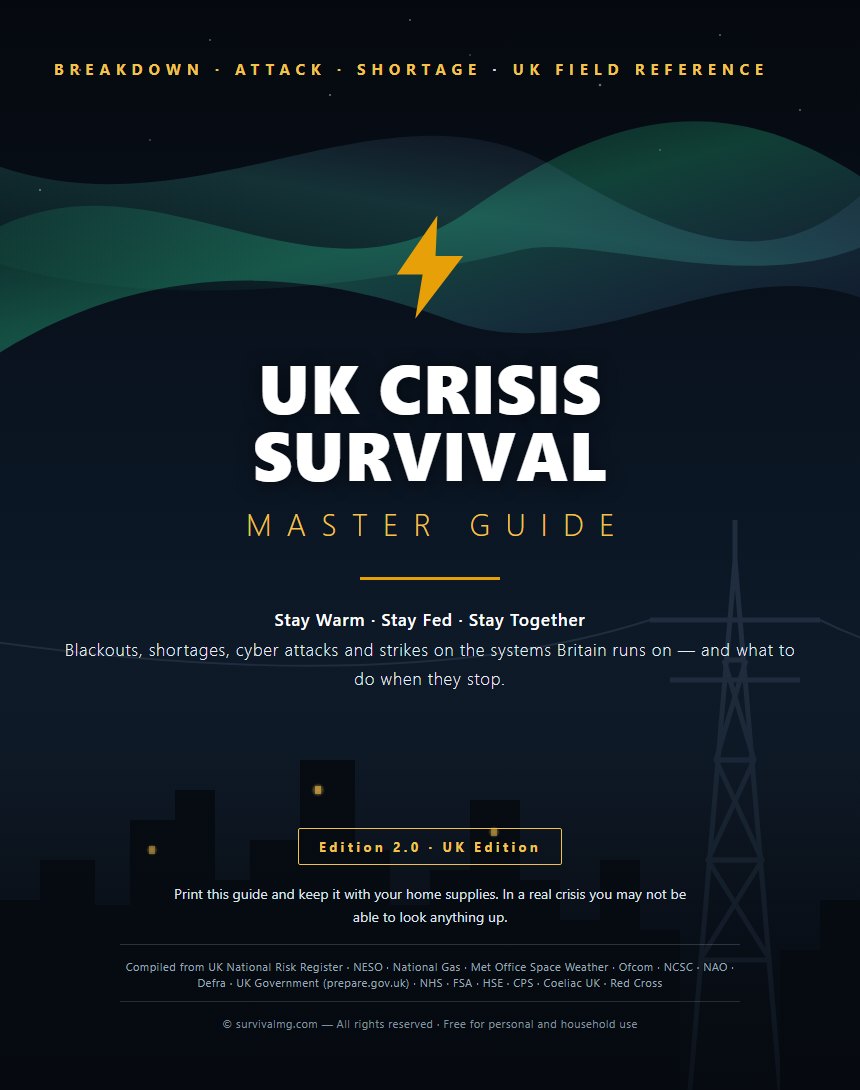 Cover of the UK Crisis Survival Master Guide
